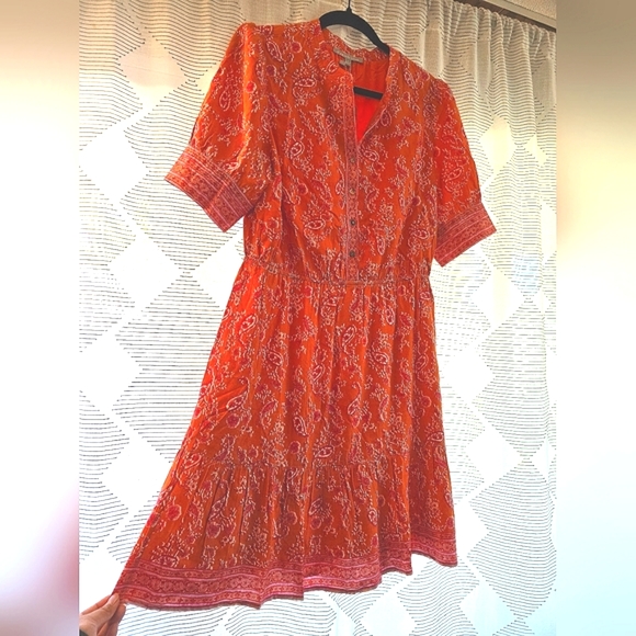 *SOLD*NWT Daniel Rainn Alianna Flared Paisley Print Dress Size Medium - Picture 6 of 8